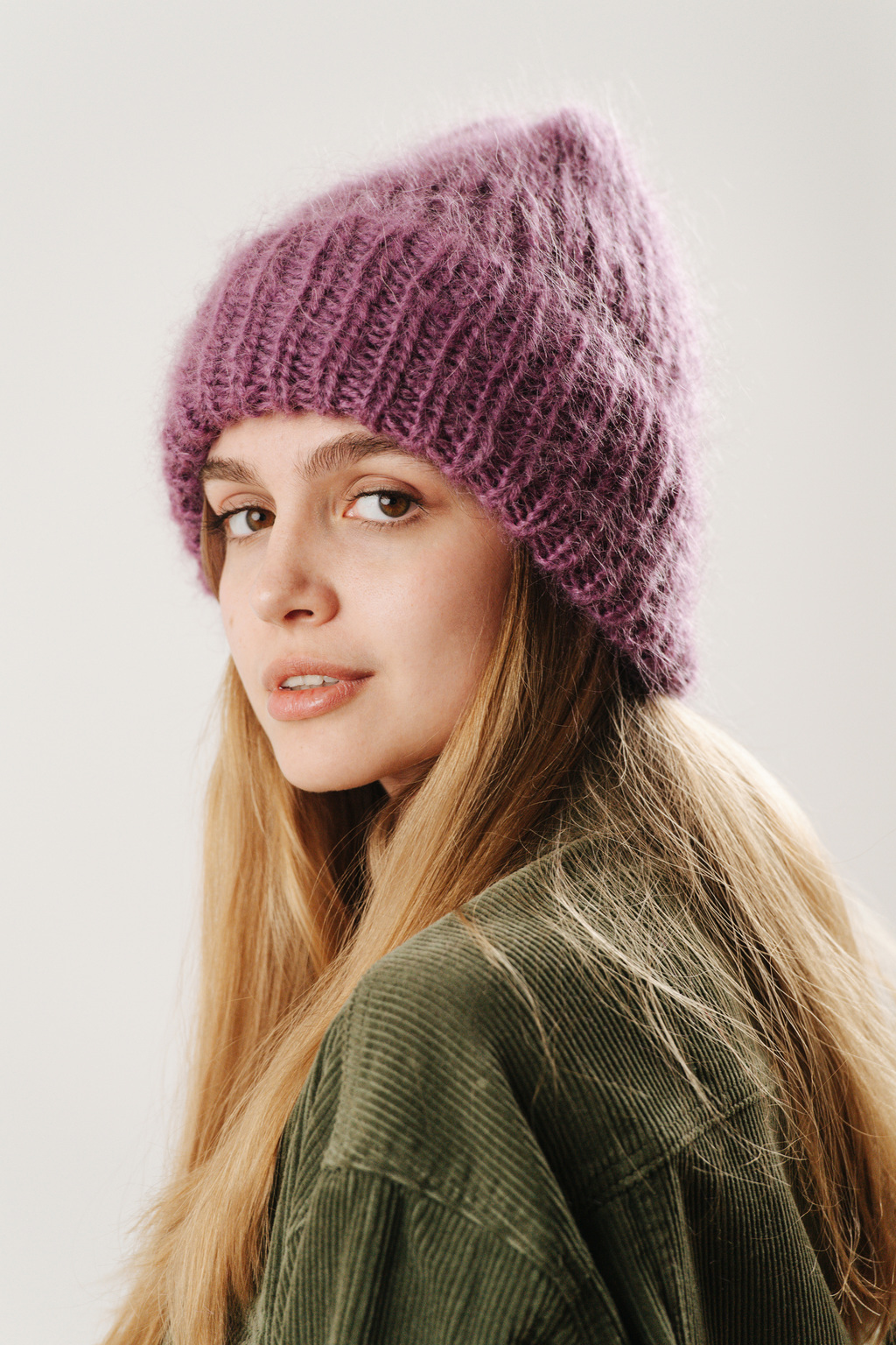 Simple hat сухая роза