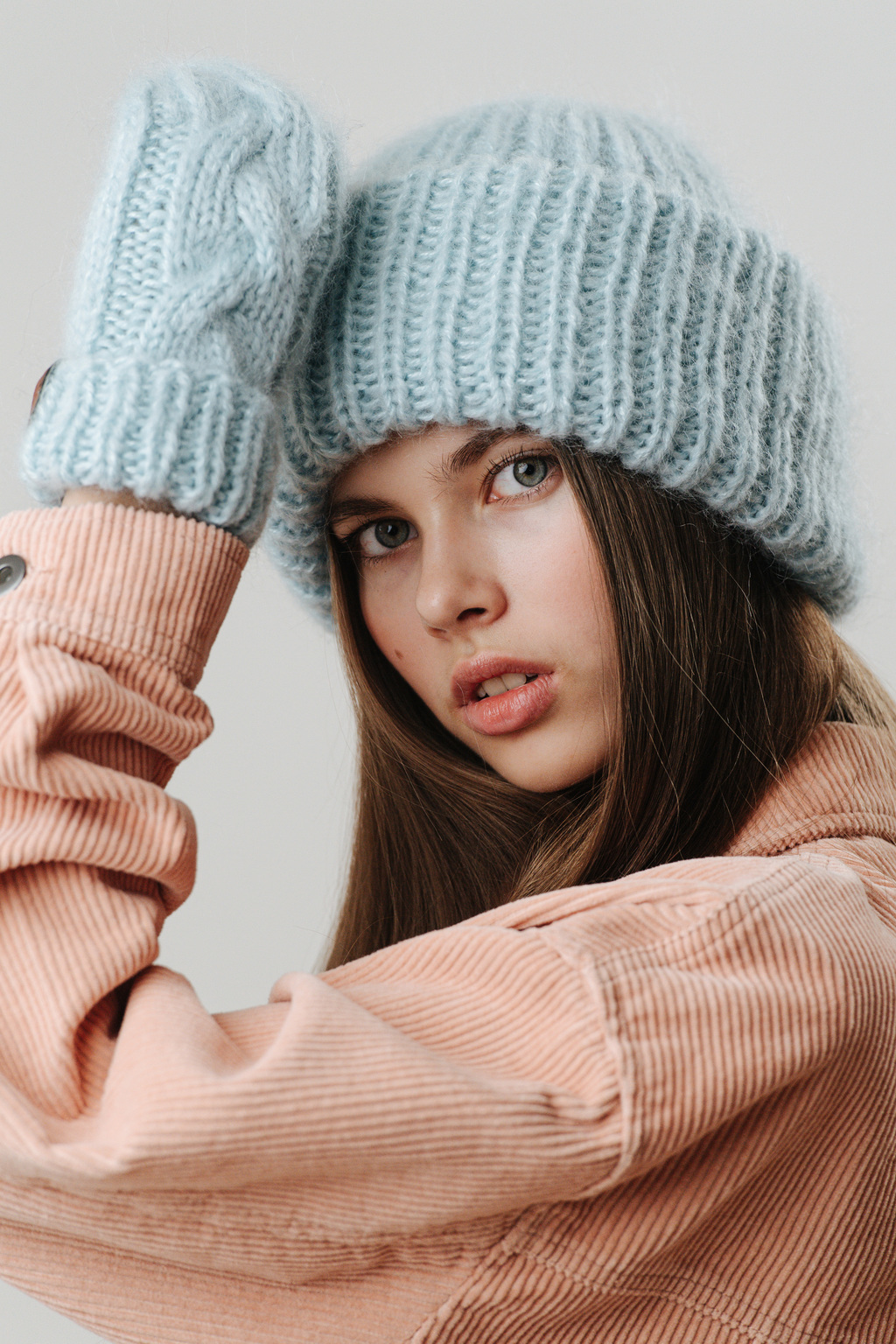 Double hat 2 нити мятный