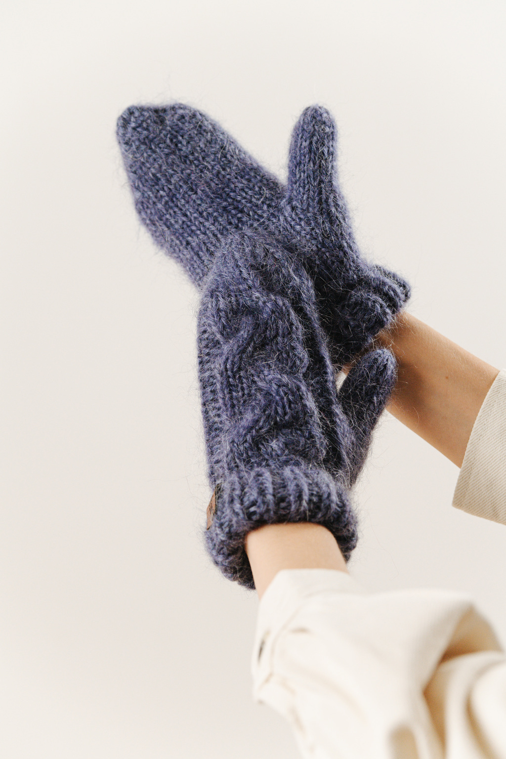 Варежки джинс