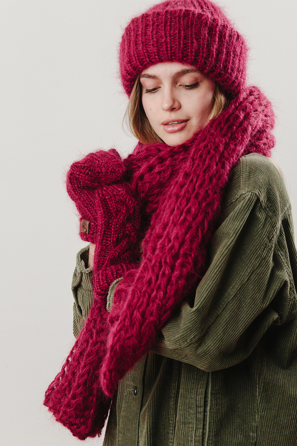 Комбо-набор бордовый