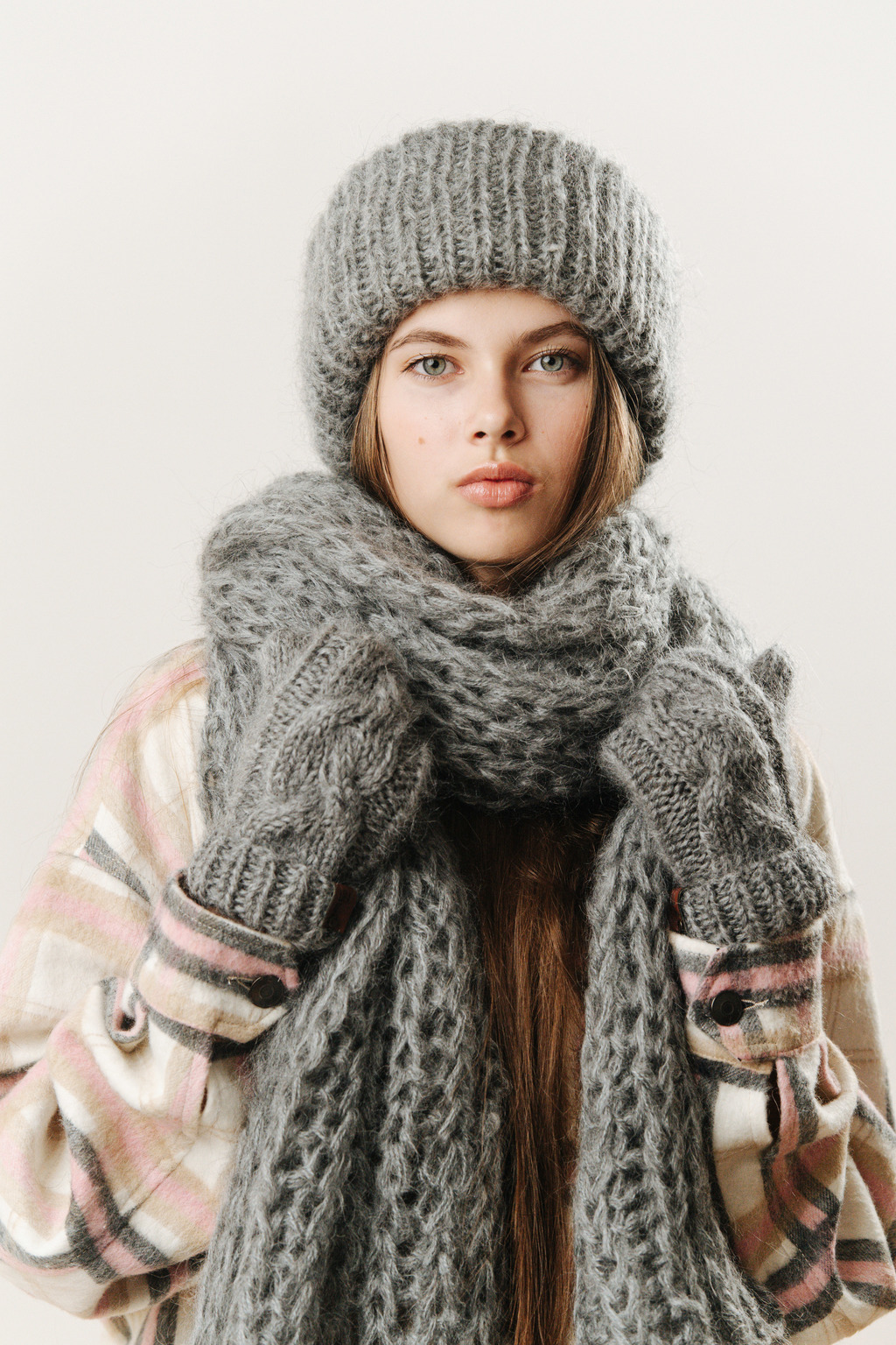 Комбо-набор серый меланж