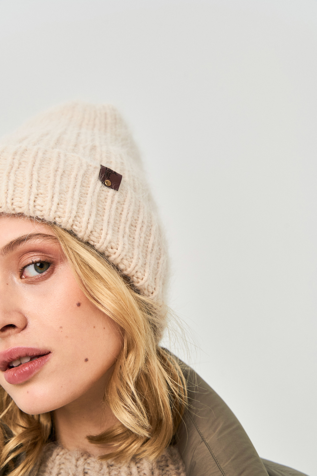 Minky ангора кремовый