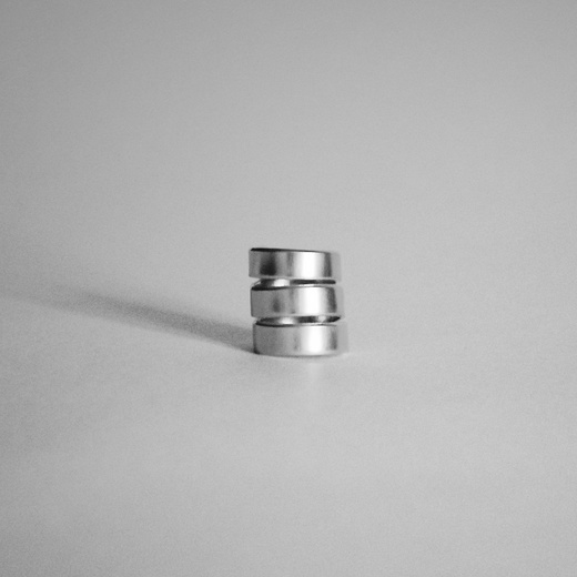 Тройное кольцо с вашим словом