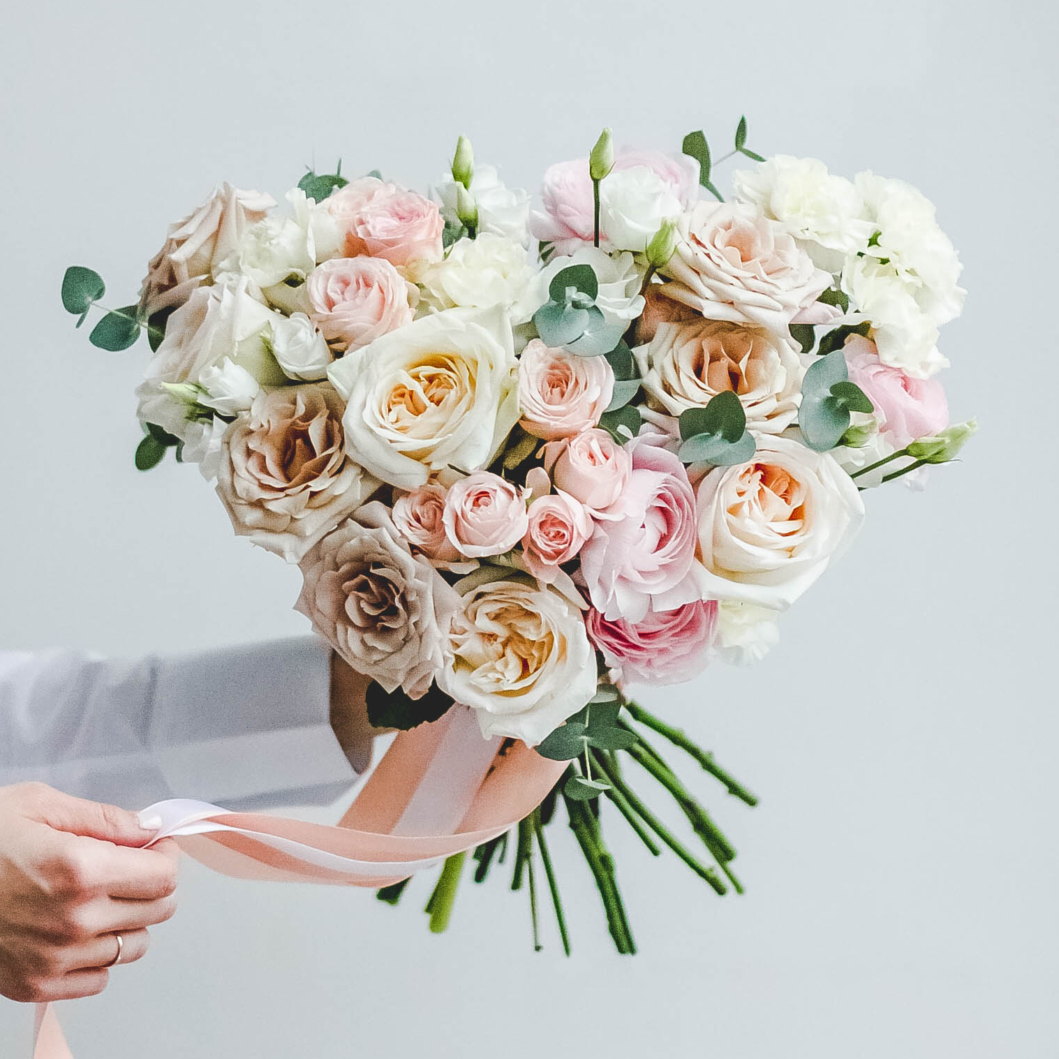 Свадебный букет PINK COCOA