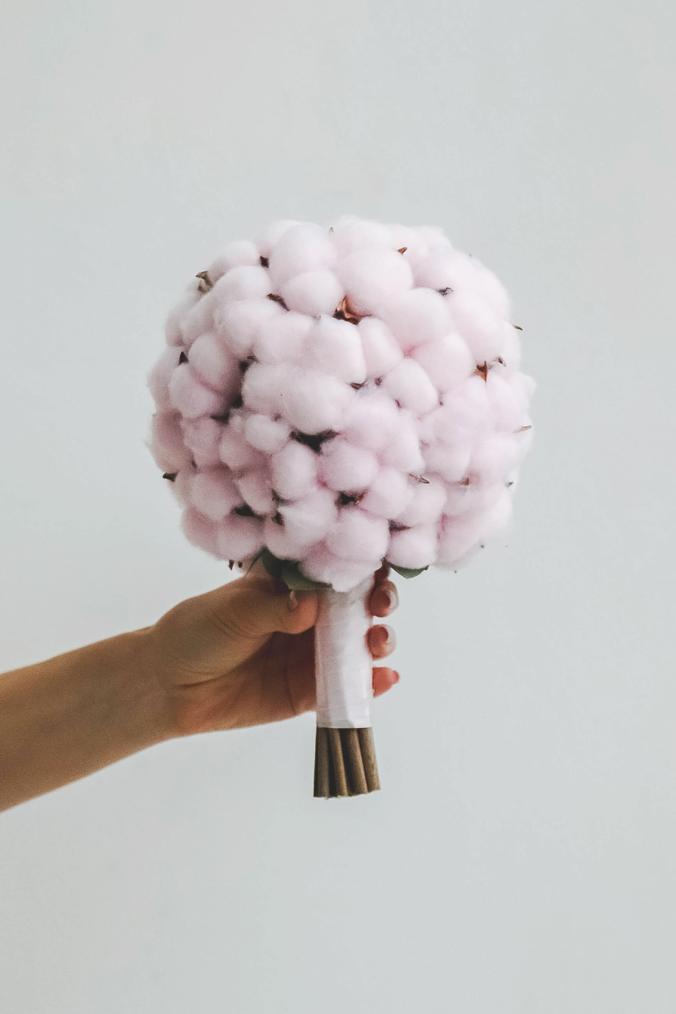 Свадебный букет из хлопка COTTON PINK