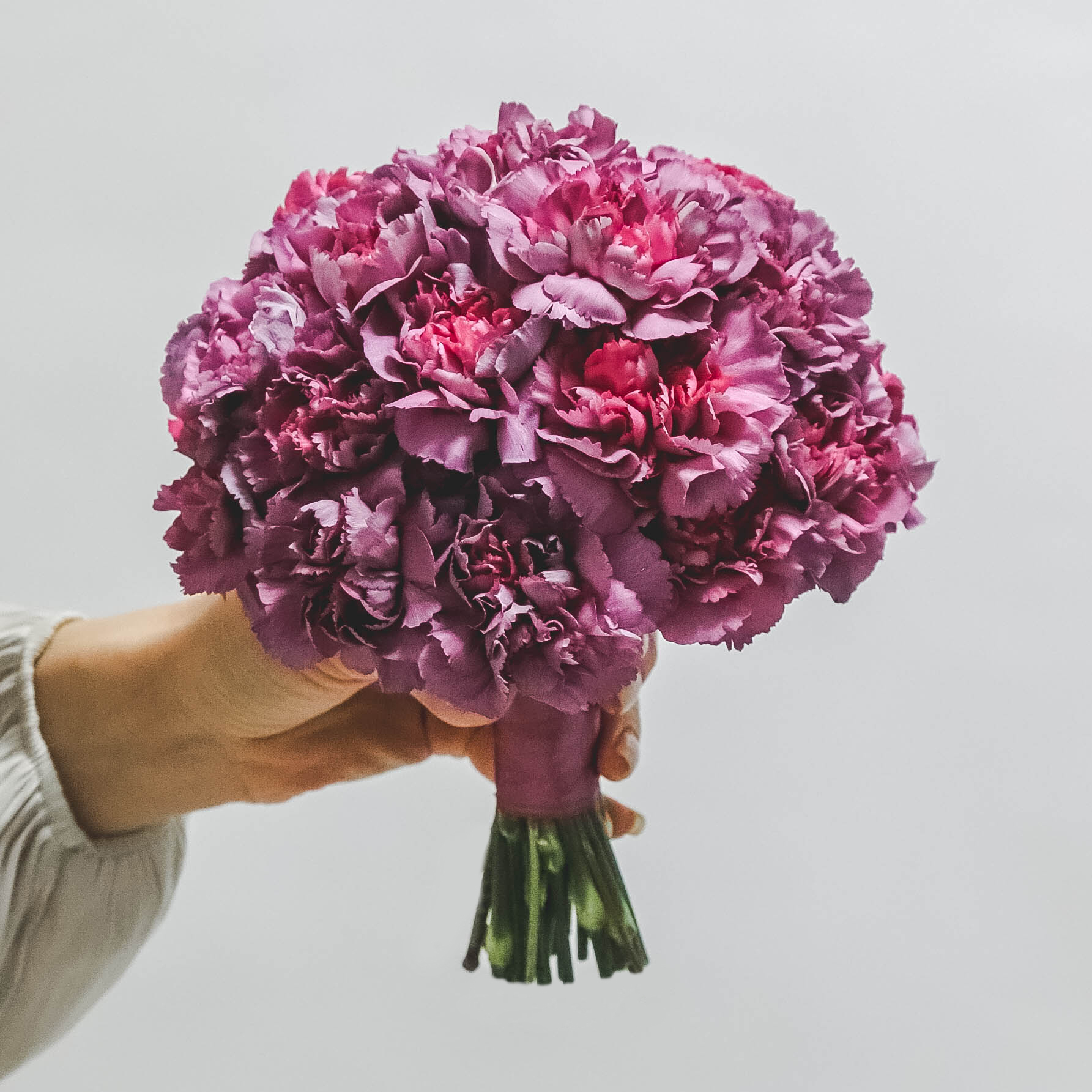 Cвадебный букет из диантуса PURPLE