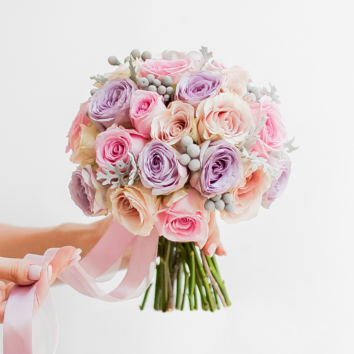 Букет невесты из роз ассорти SWEET