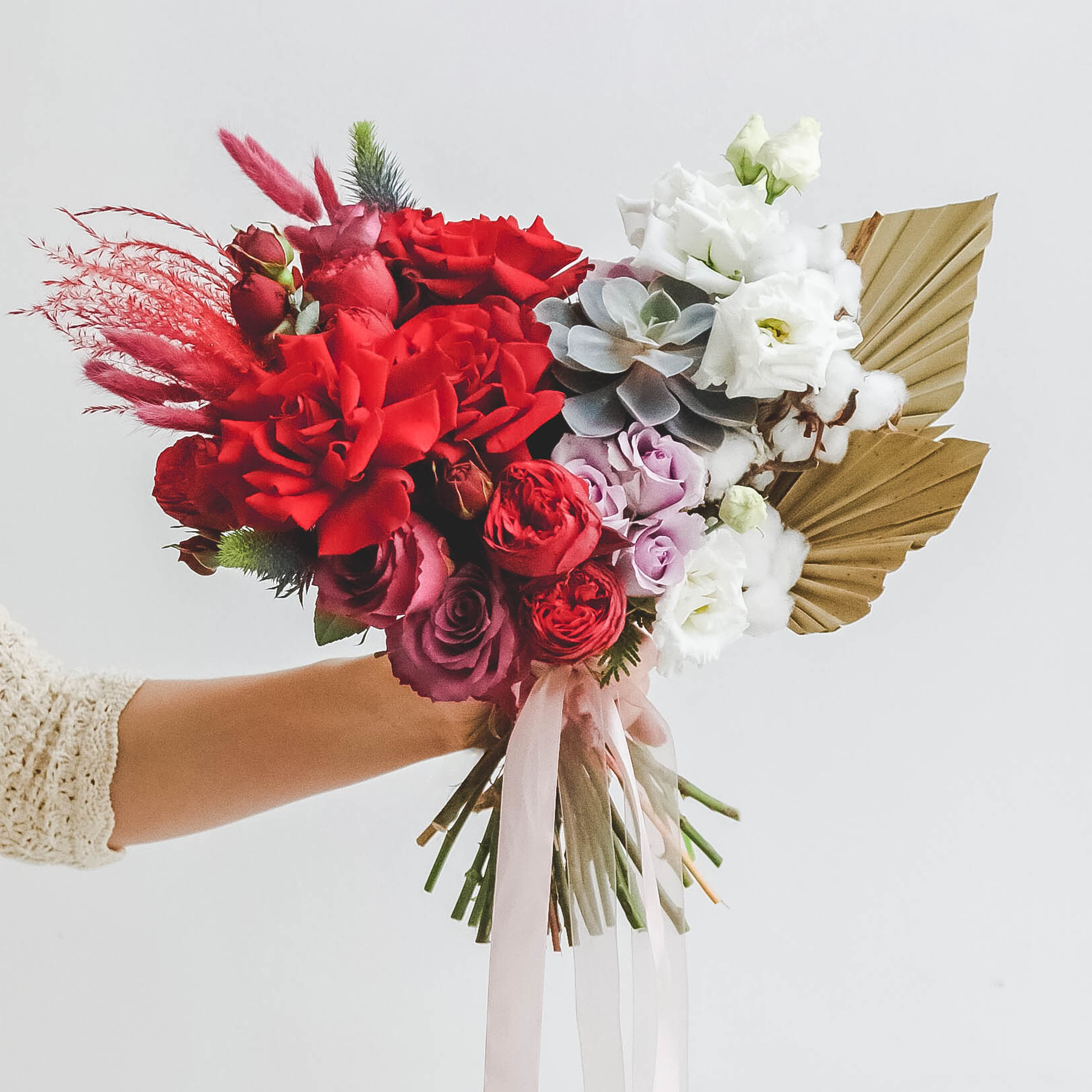 Свадебный букет цветочная палитра BOHEMIA