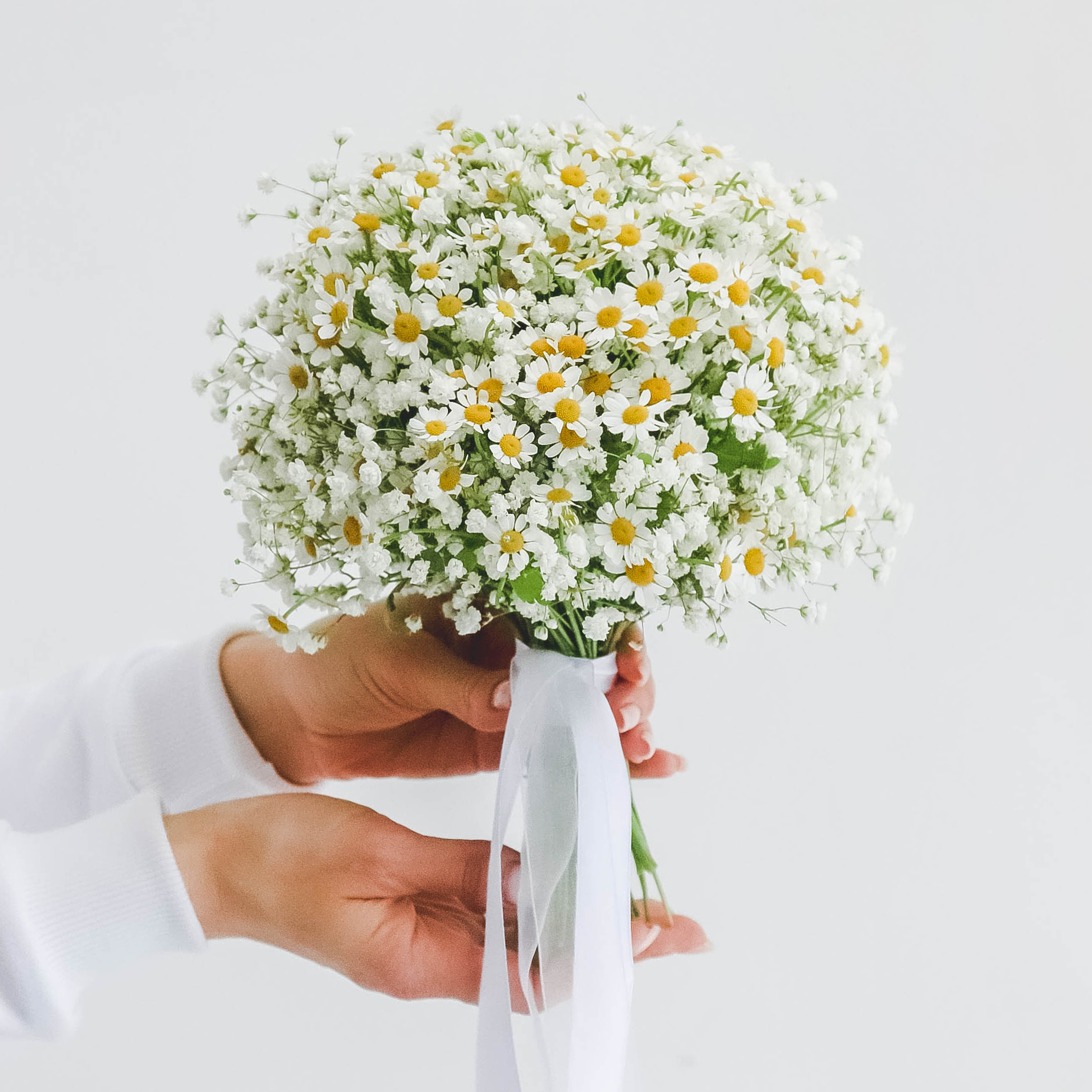 Свадебный букет из ромашек DAISY