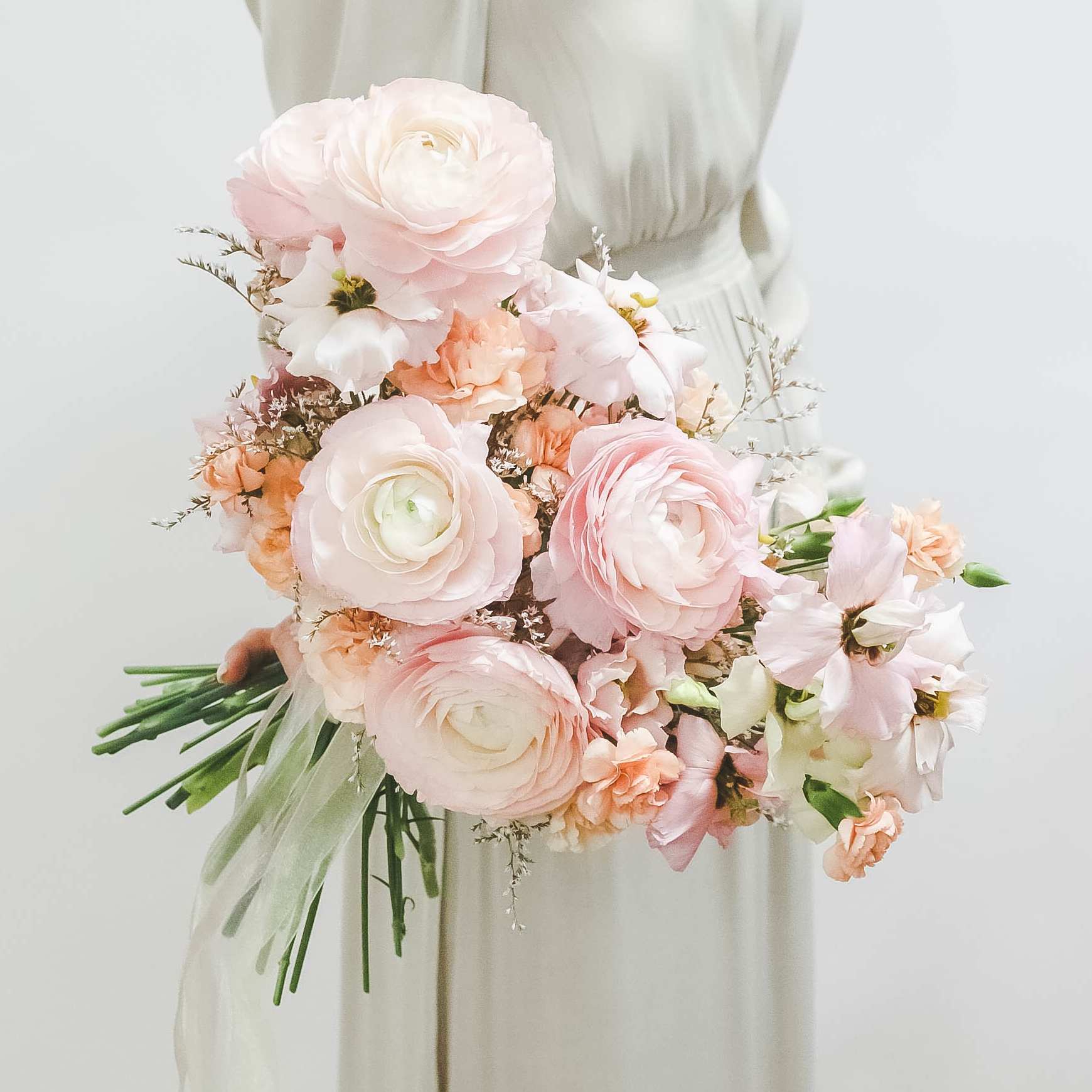 Свадебный букет PINK APRICOT