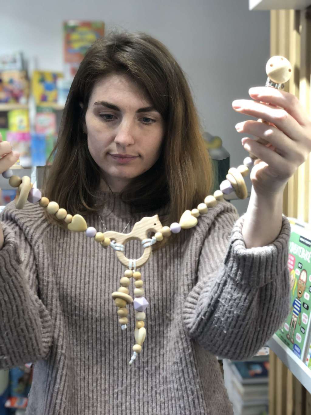 Растяжка на коляску/ Лошадка