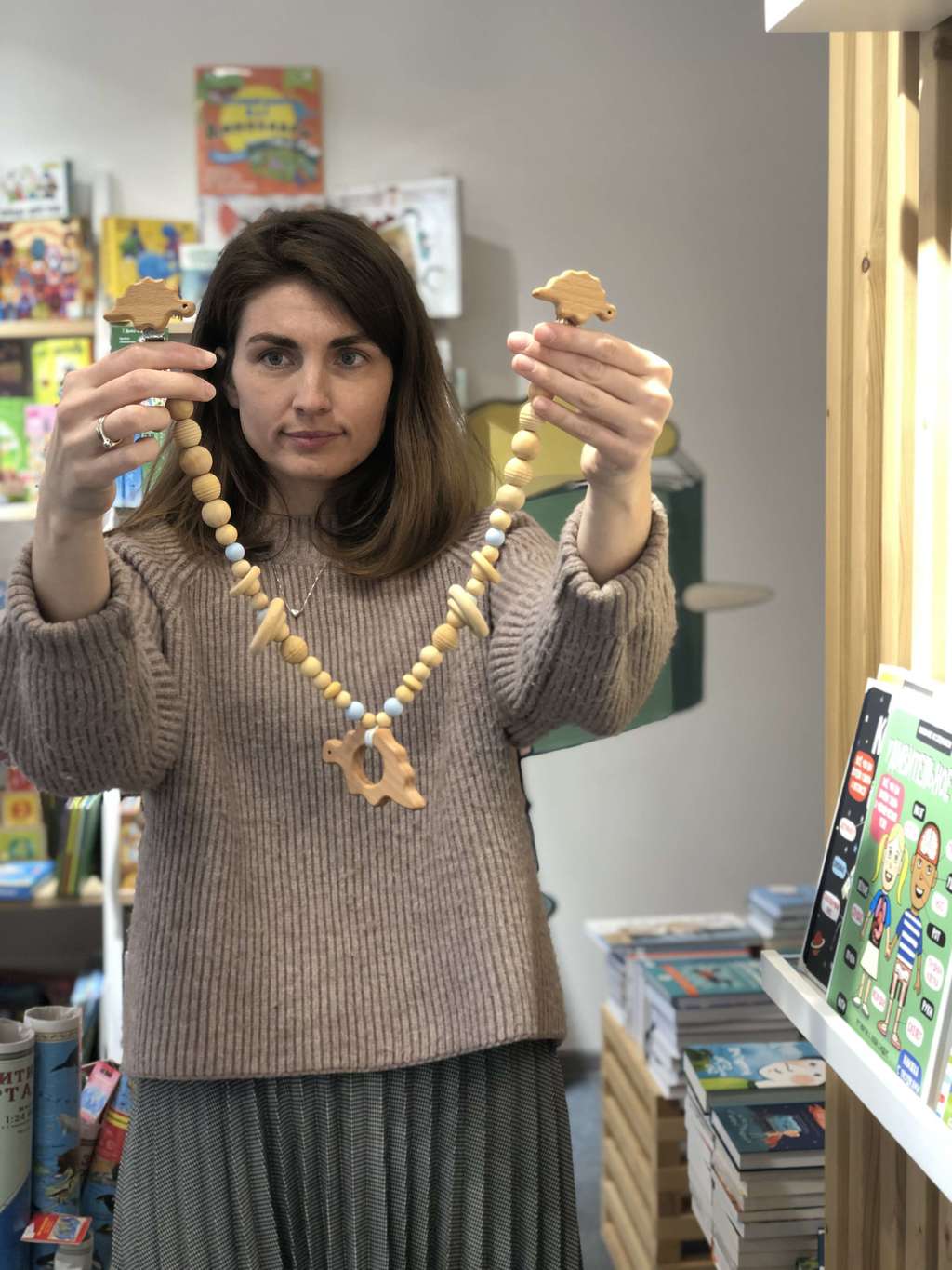 Растяжка на коляску/ Динозавр