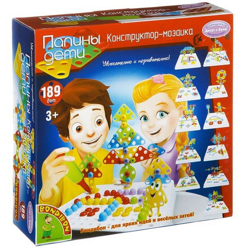 Конструктор - мозаика 189 деталей