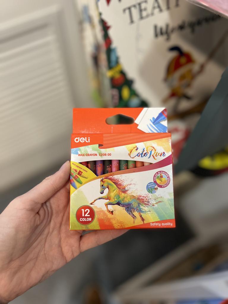 Восковые мелки Deli