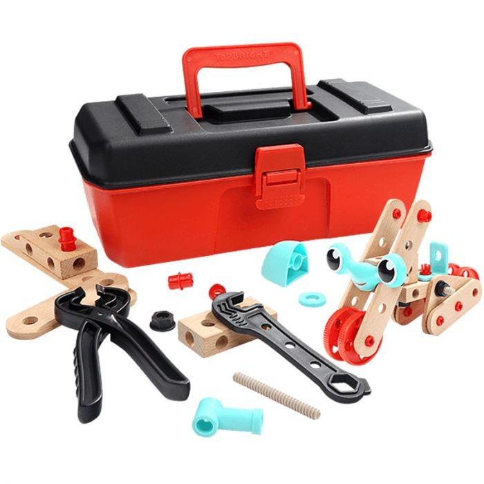 Конструктор 53 детали "Ящик для инструментов"