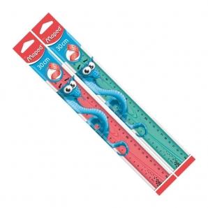 Maped. Линейка "Twist'n Pulse" гибкая в пакете 30см