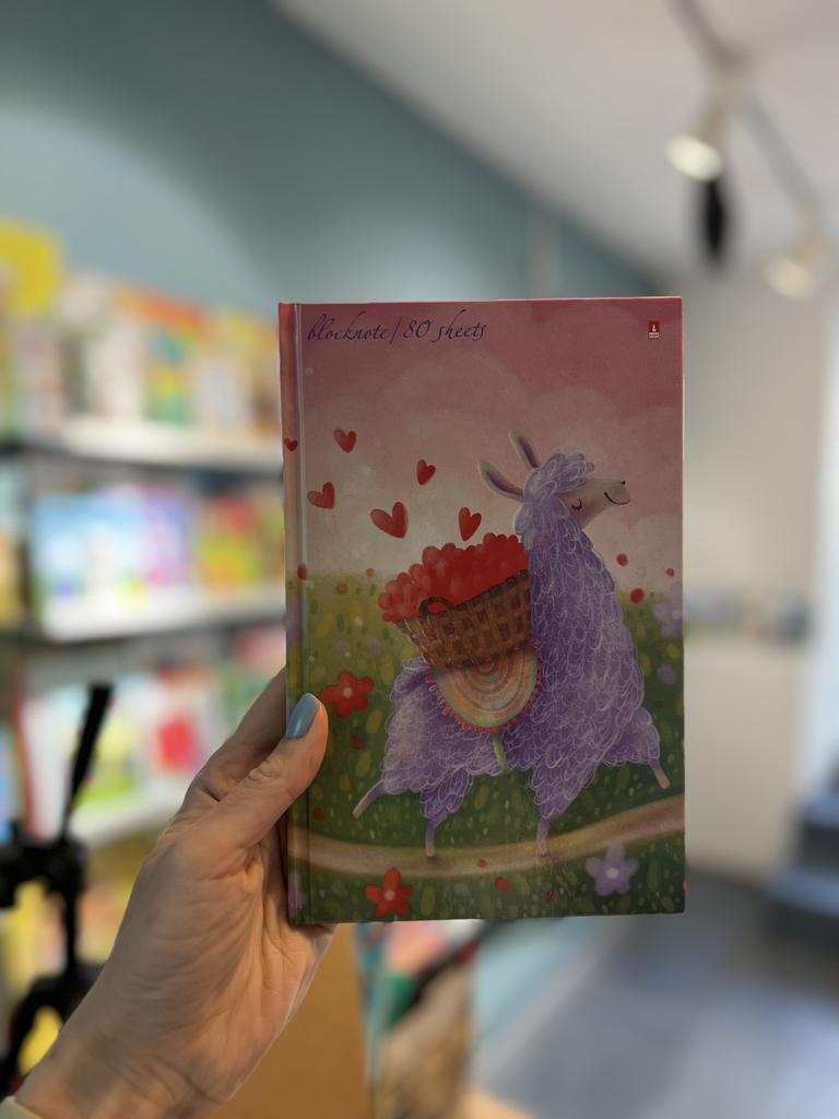 Блокнот Лама, 80 листов