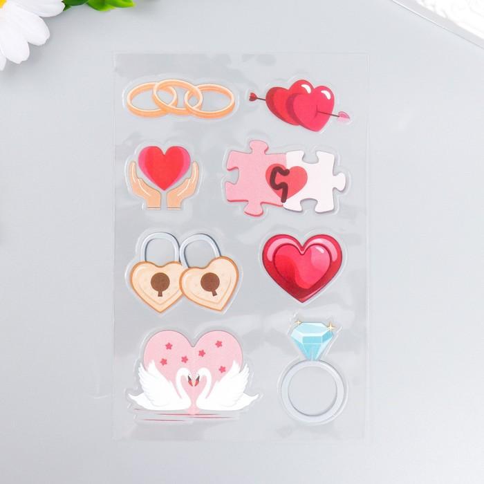 Наклейка пластик "Любовь"