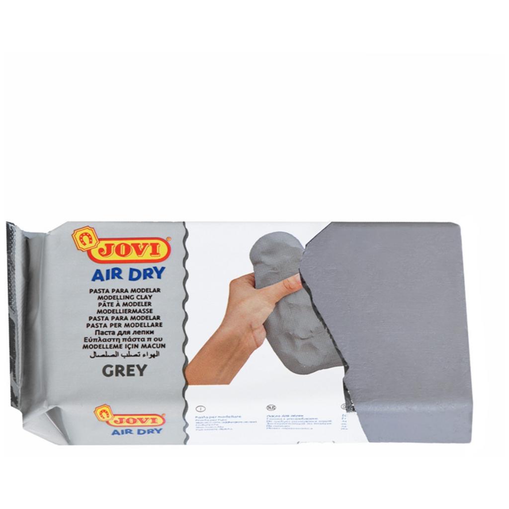 Масса для лепки JOVI, самозатвердевающая, полимерная, 250 г, серая