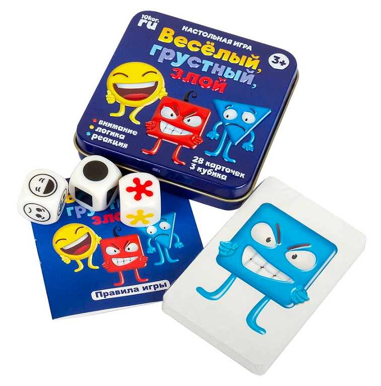 Настольная игра  Веселый, грустный, злой