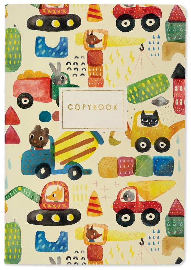 Тетрадь BrunoVisconti, А5, "стройка" 40 л, клетка