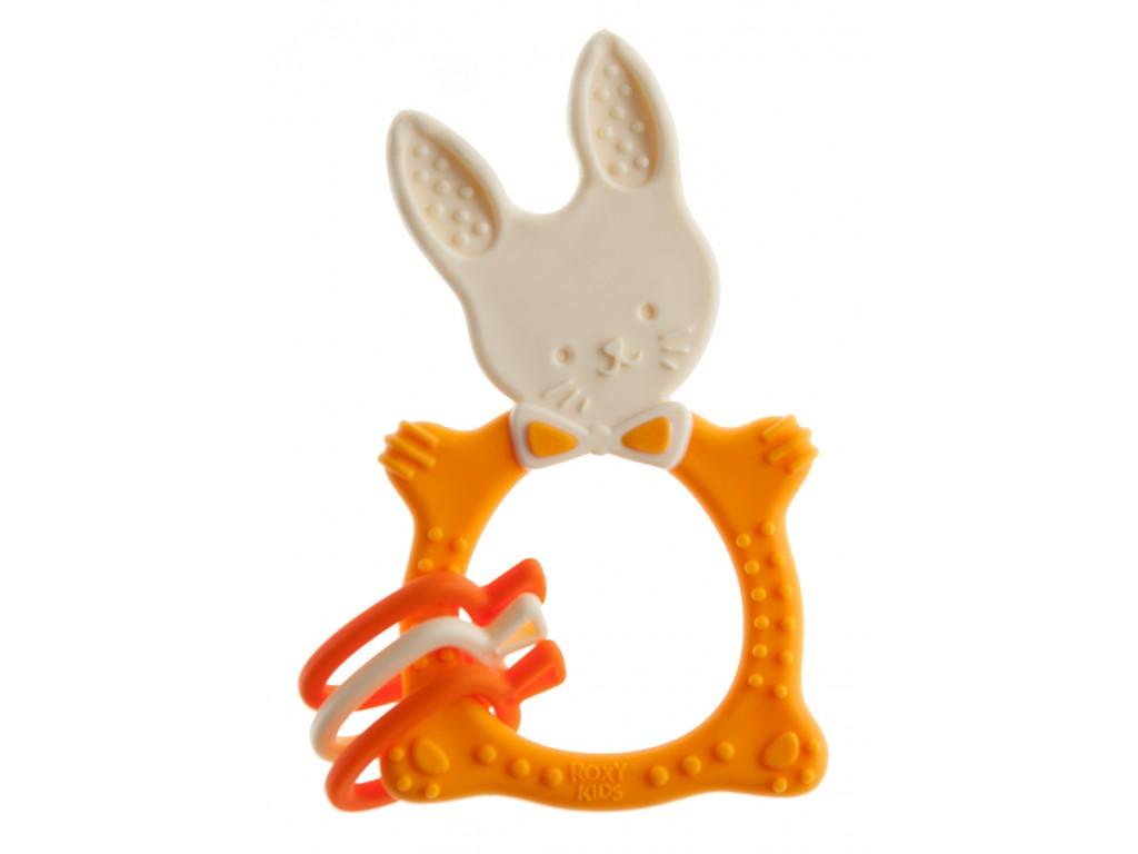 ПРОРЕЗЫВАТЕЛЬ УНИВЕРСАЛЬНЫЙ ДЛЯ МАЛЫШЕЙ BUNNY TEETHER, ЦВЕТ ГОРЧИЧНЫЙ