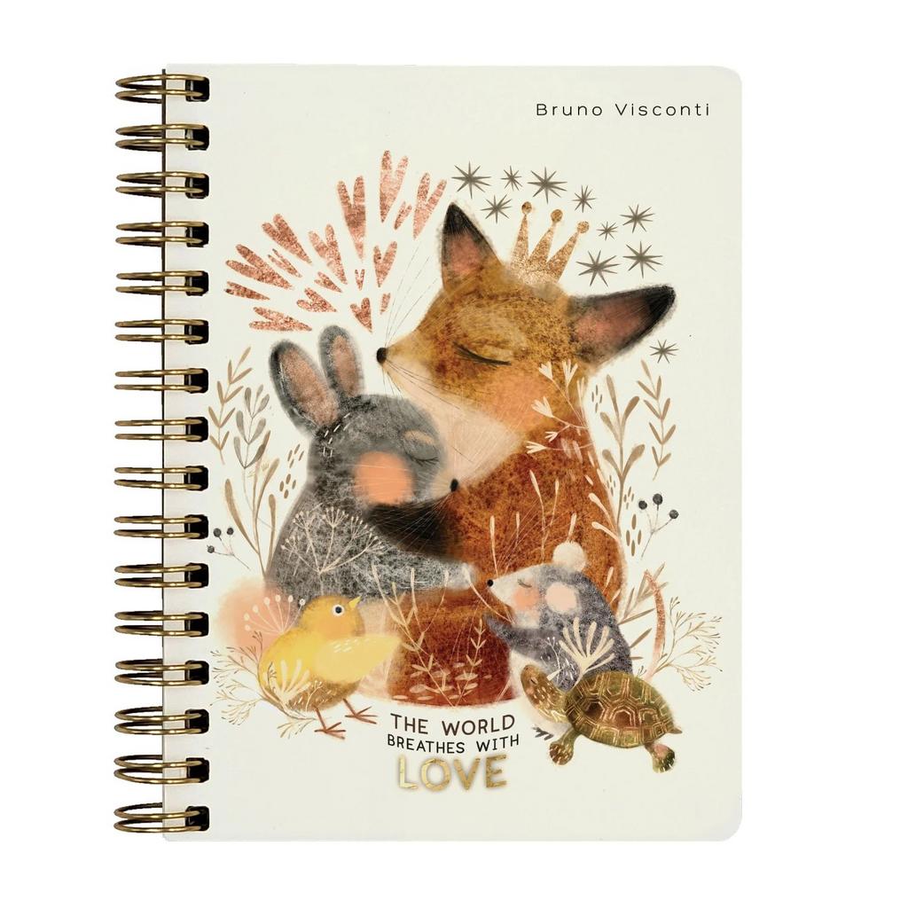 Записная книжка А5 60л. гребень, обл.картон "Любовь, как она есть" кл.