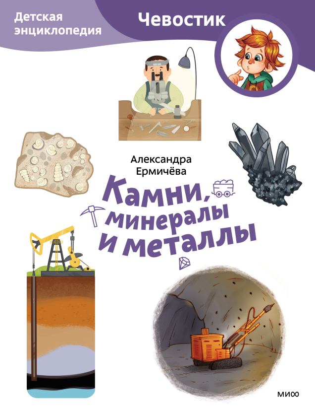 Камни, минералы и металлы. Детская энциклопедия (Чевостик) (Paperback)/ Александра Ермичёва, Наталья Токарева