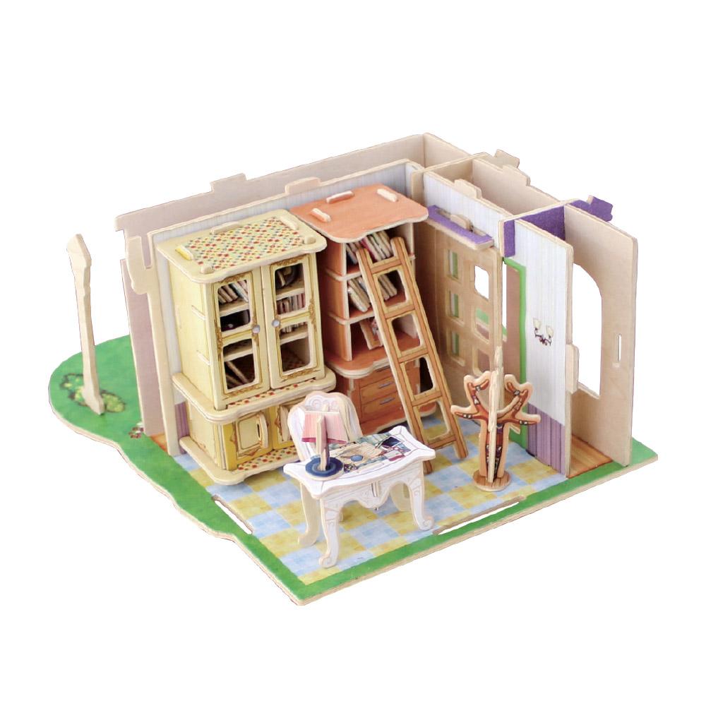 Пазл 3D 70 элемент. 20 x 21 x 11 см Кабинет