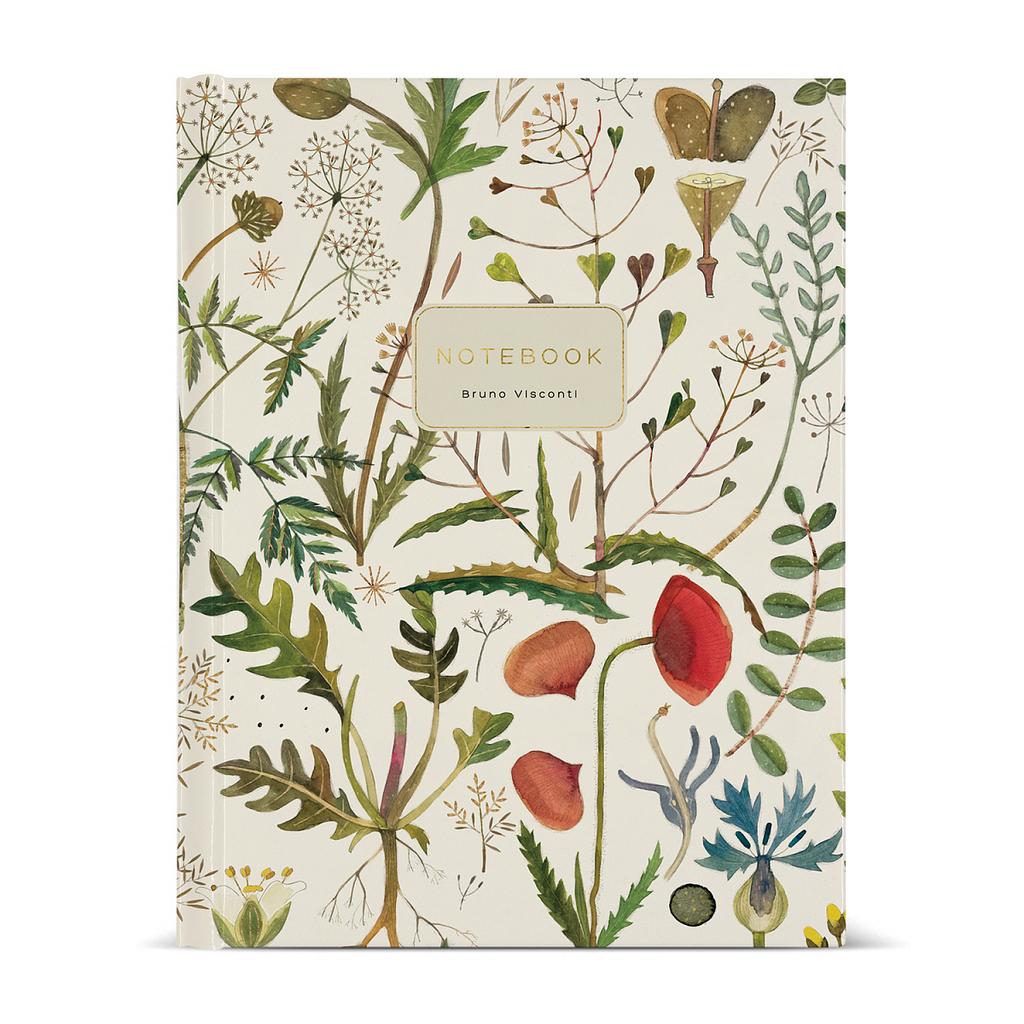 Тетрадь А5 80л кл. на кольцах BV "Луговые травы"