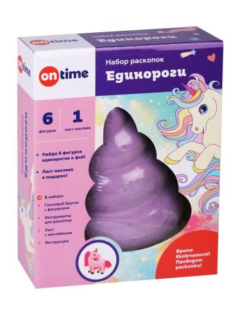 НАБОР РАСКОПОК "ЕДИНОРОГИ", 6 ФИГУРОК, НАКЛЕЙКИ