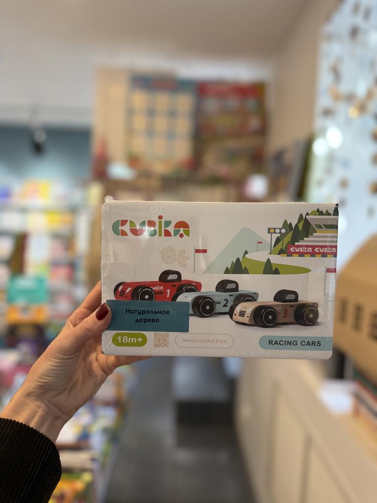 Набор деревянных машинок «Гоночные автомобили»