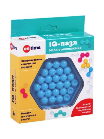 ИГРА ГОЛОВОЛОМКА "IQ ПАЗЛ" ЦВЕТ СИНИЙ