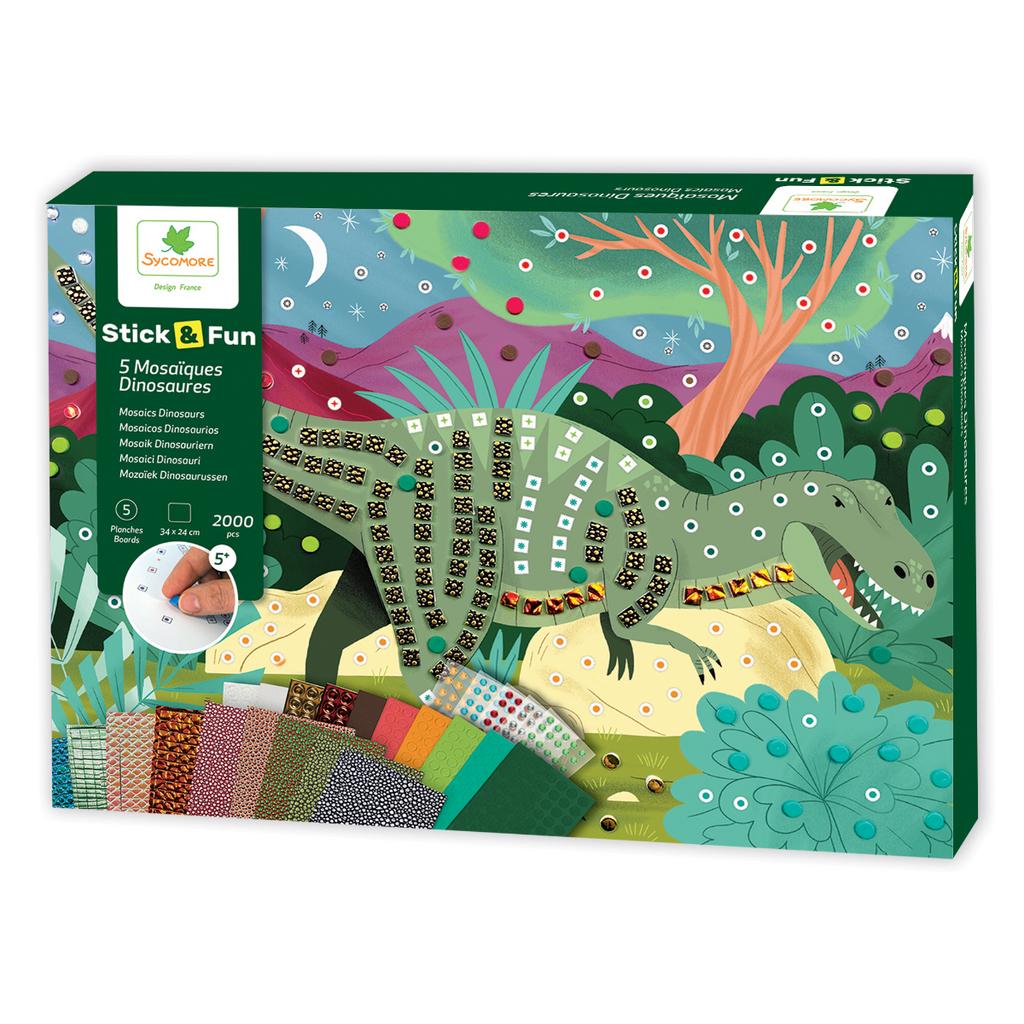 Набор для декорирования Sycomore Stick&Fun «Динозавры XL»