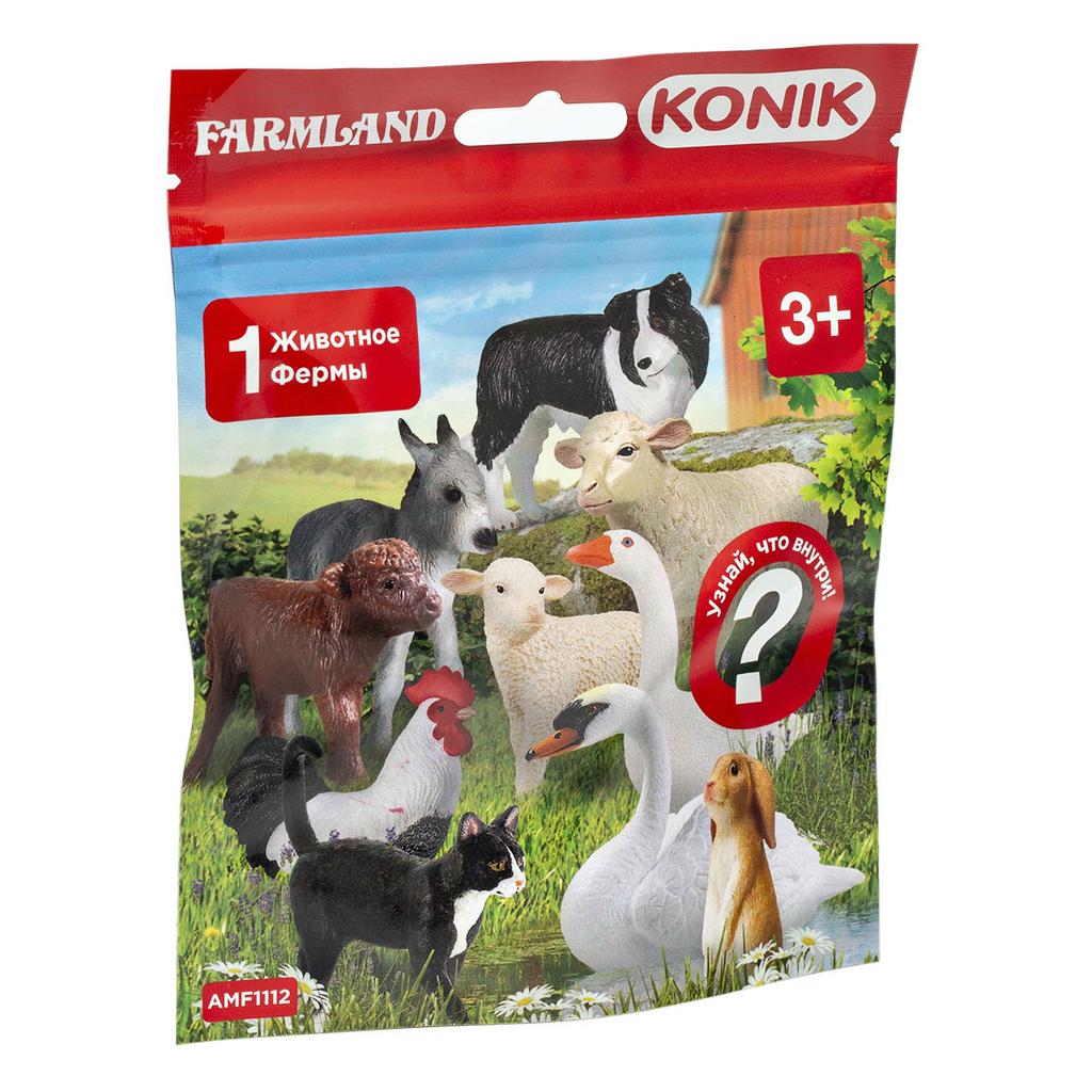 Пакетик-сюрприз Животные фермы, 1 фигурка