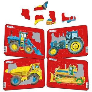 Пазл «Трактор, самосвал», в ассортименте (4), 10 эл.