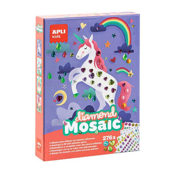 Набор для творчества Бриллиантовая мозаика Apli Kids
