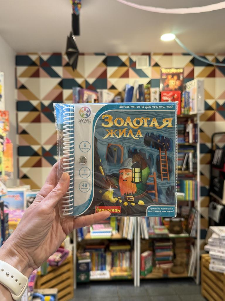 Магнитная игра Bondibon для путешествий, ЗОЛОТАЯ ЖИЛА