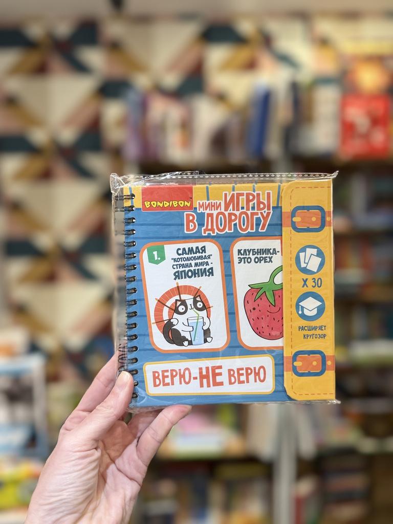 Компактные развивающие игры в дорогу ВЕРЮ - НЕ ВЕРЮ