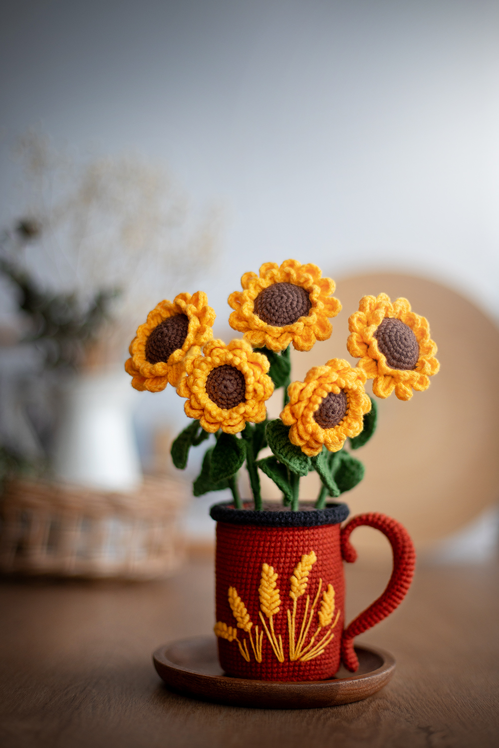 МК "Подсолнухи в кружке"