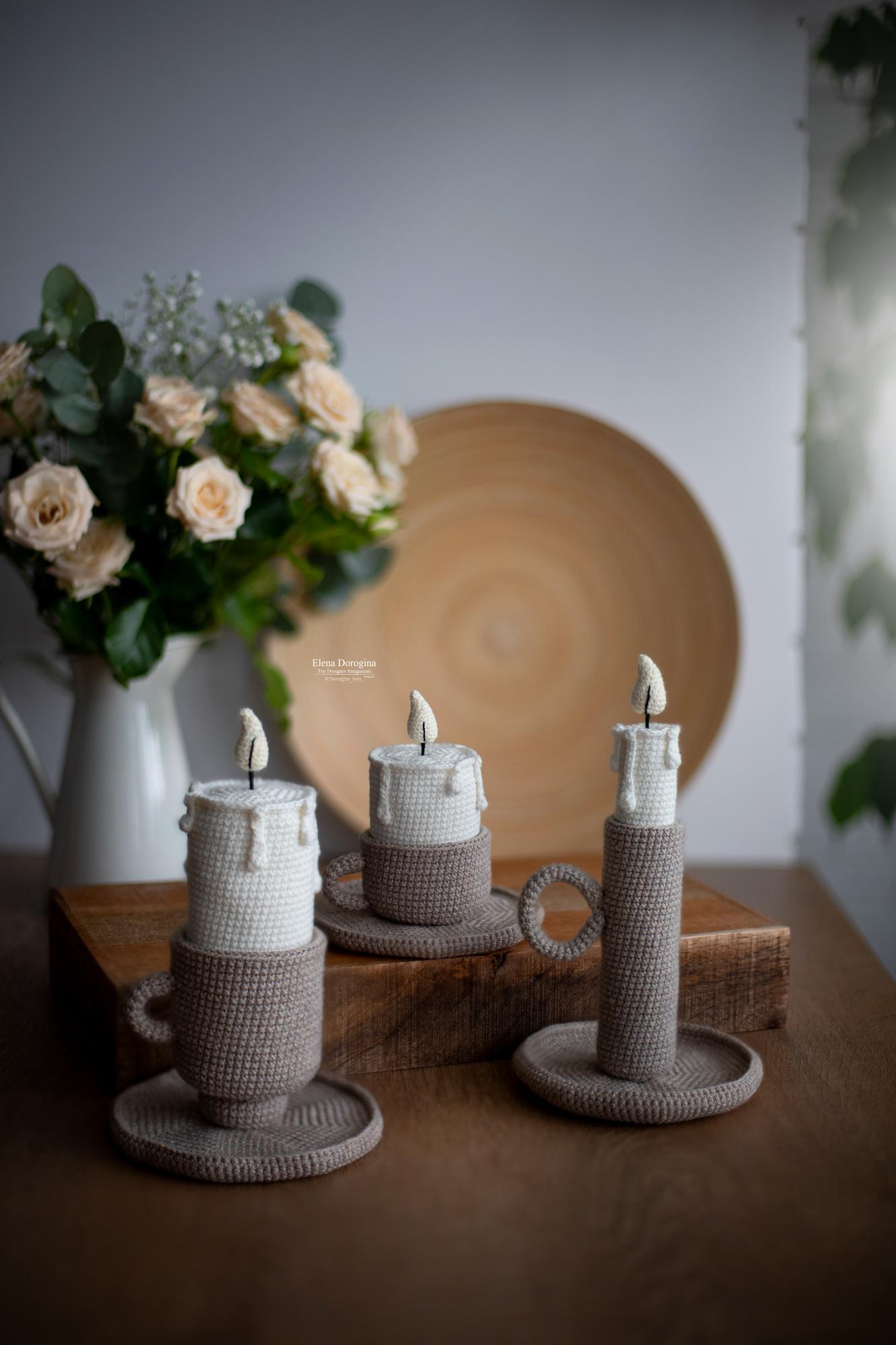 МК "Подсвечники со свечой"