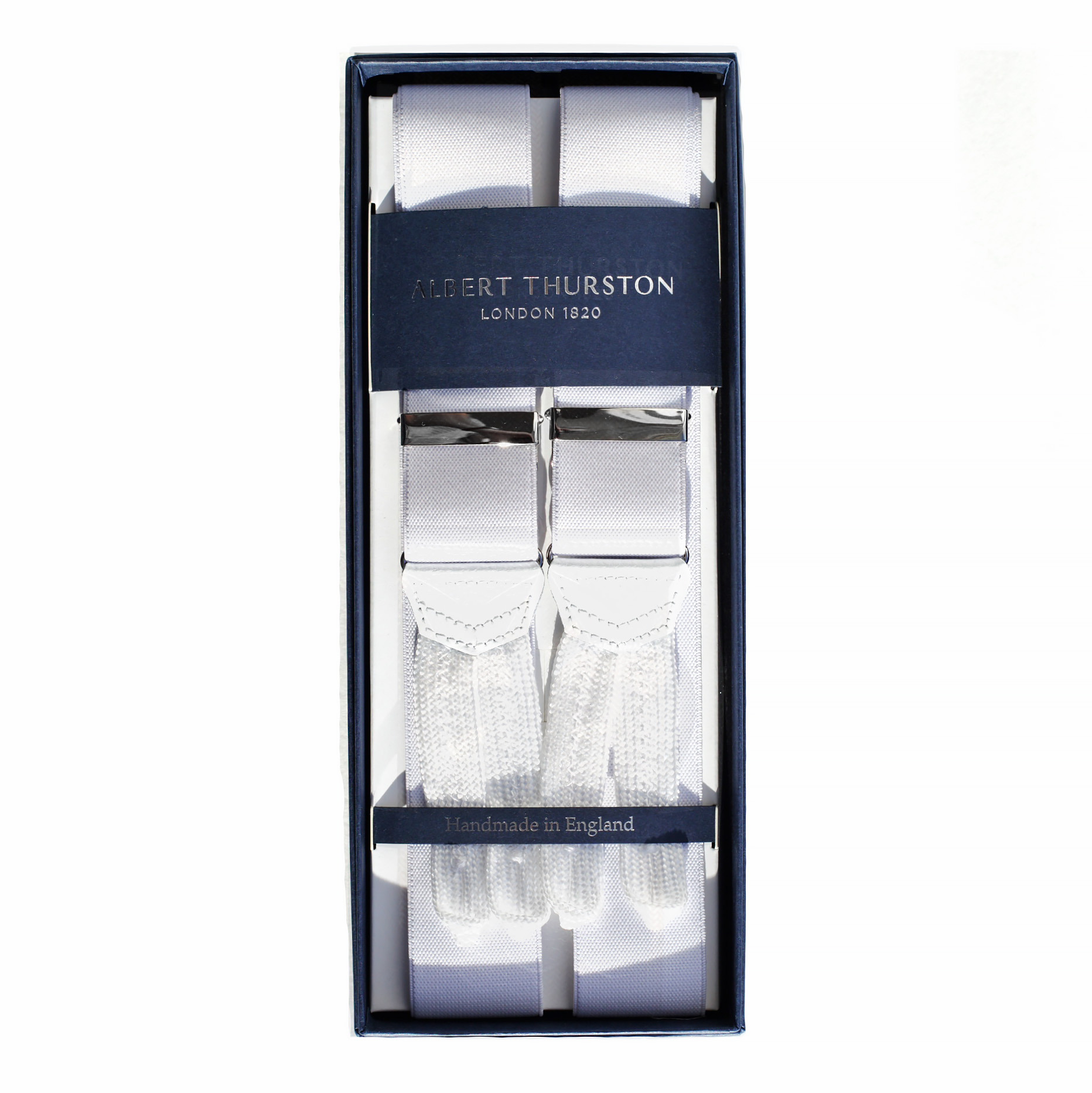 Подтяжки Albert Thurston, белые