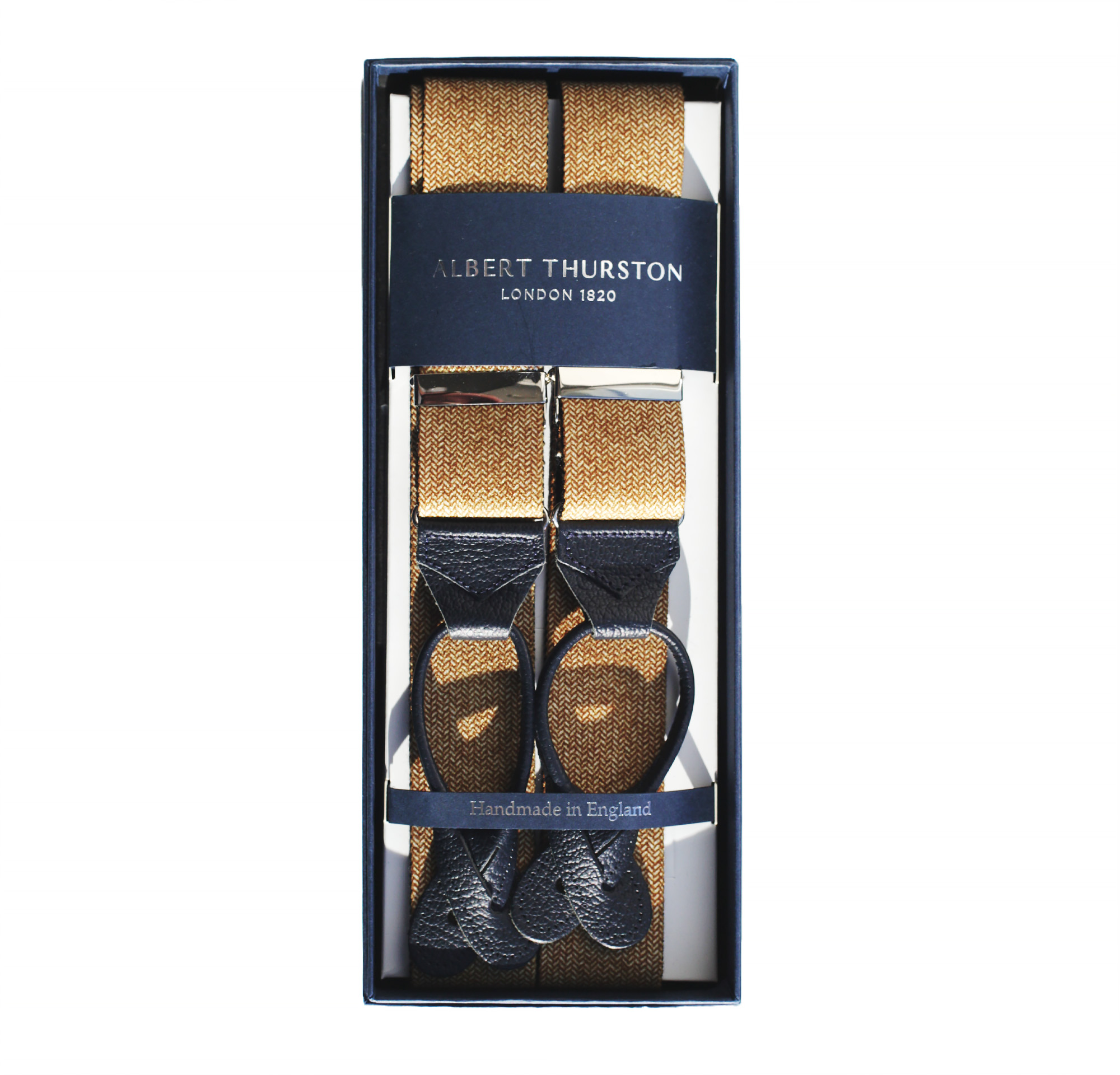 Подтяжки Albert Thurston, золотистые