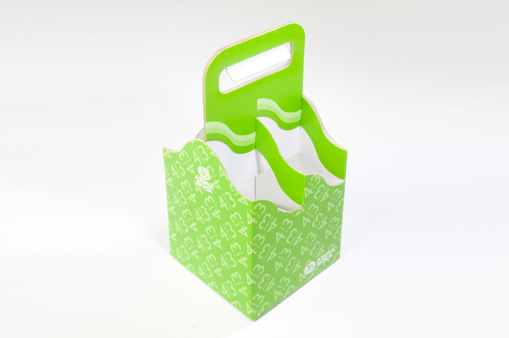 Упаковка для 4 бутылок лимонада