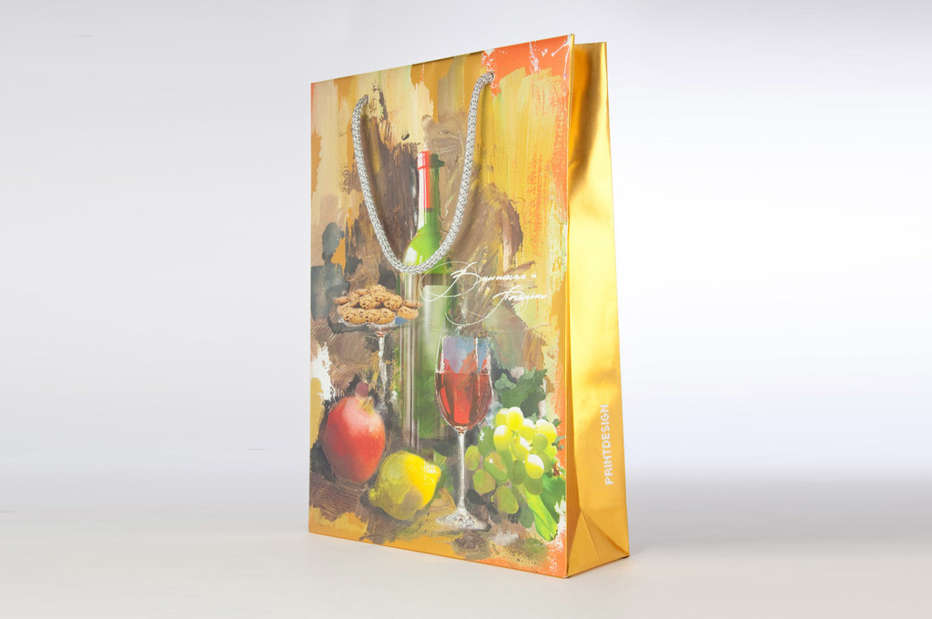 Новогодний подарочный пакет Printdesign