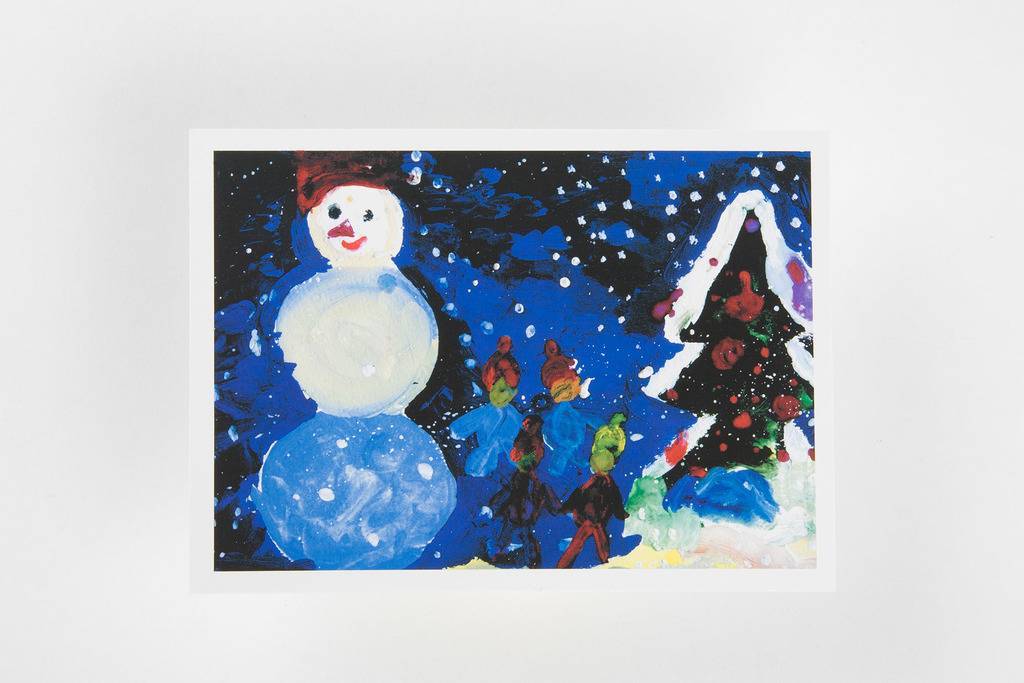 Благотворителная новогодняя открытка Nestle professional