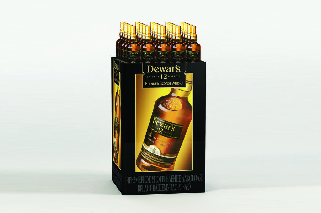 Dewar's, паллетная выкладка