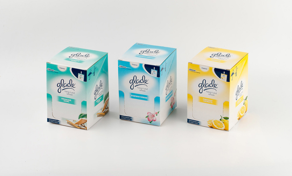 Ароматические саше для шкафов Glade