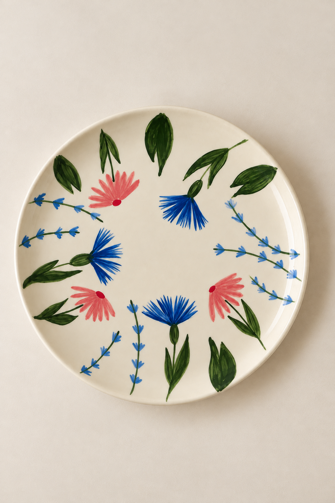 Тарелка с полевыми цветами DOD CERAMICS