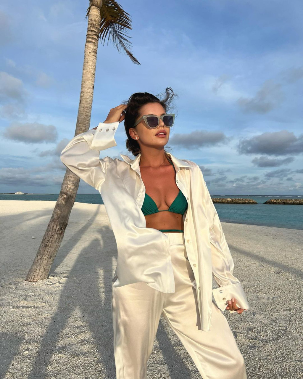 Комплект MALDIVES из натурального шелка